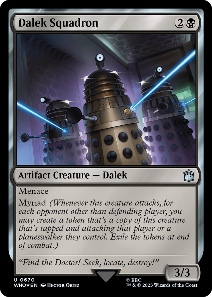 Dalek Squadron (Surge Foil) [Doctor Who] | Exor Games Summserside