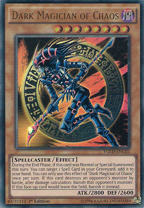 Dark Magician of Chaos [YGLD-ENC02] Ultra Rare | Exor Games Summserside