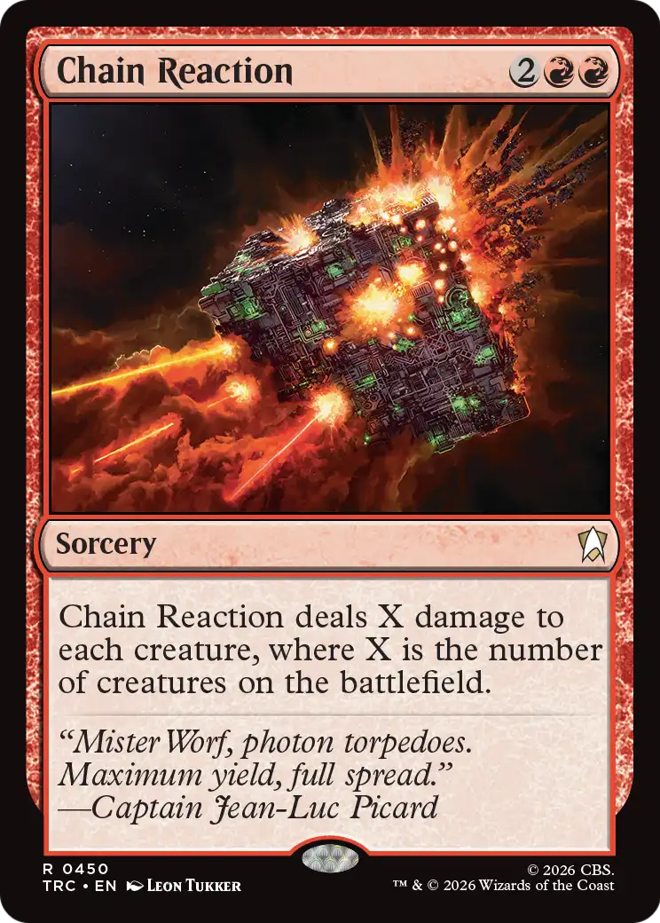 Chain Reaction (Surge Foil) [Star Trek Commander] | Exor Games Summserside