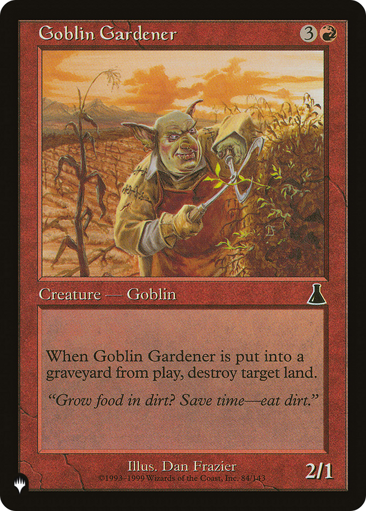 Goblin Gardener [The List] | Exor Games Summserside