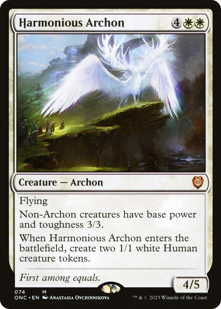 Harmonious Archon [Phyrexia: All Will Be One Commander] | Exor Games Summserside