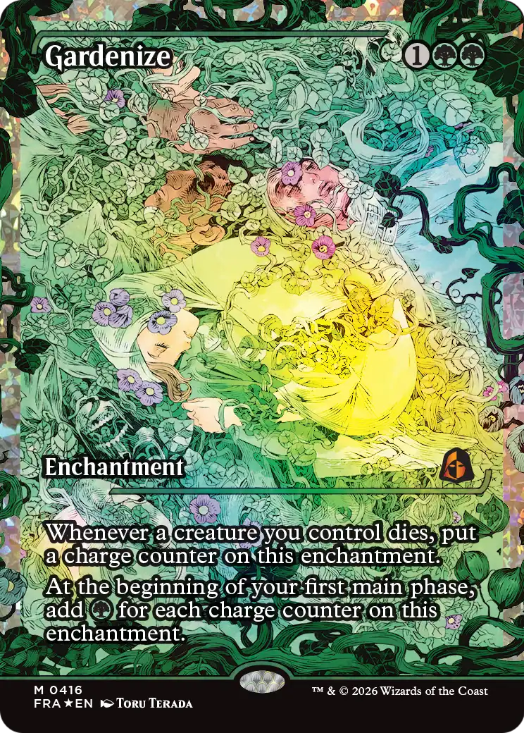 Gardenize (Showcase) (Fracture Foil) (0416) [Reality Fracture] | Exor Games Summserside