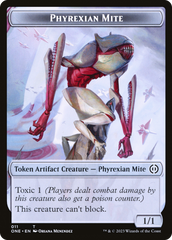 Phyrexian Mite (011) // The Hollow Sentinel Double-Sided Token [Phyrexia: All Will Be One Tokens] | Exor Games Summserside