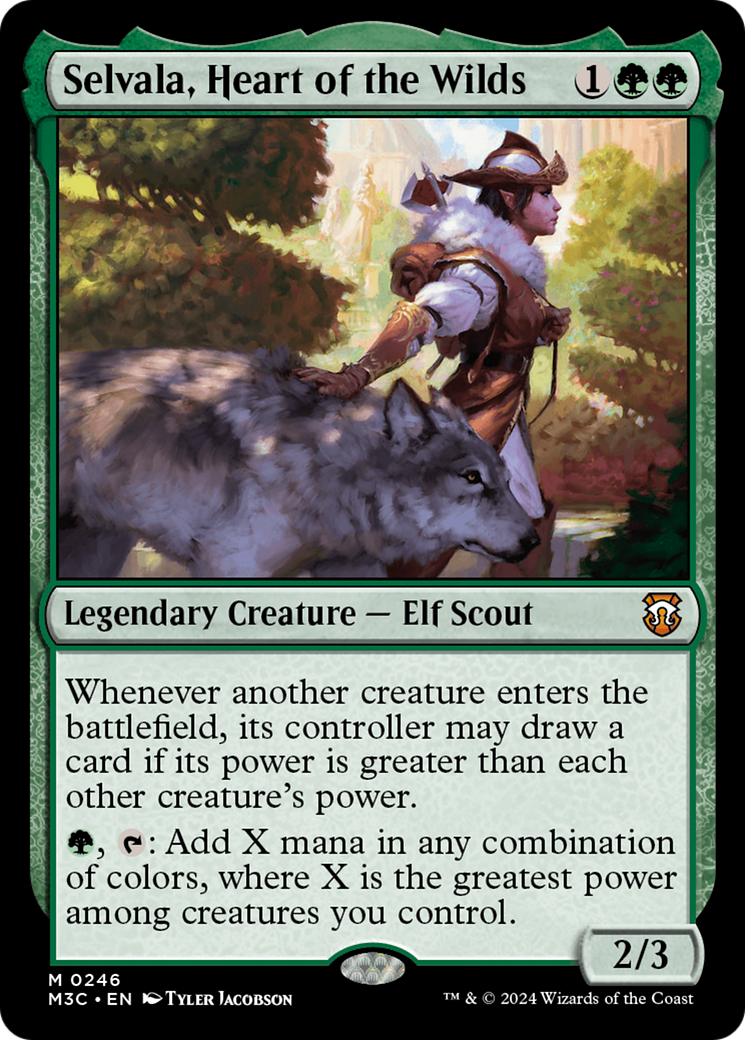 Selvala, Heart of the Wilds (Ripple Foil) [Modern Horizons 3 Commander] | Exor Games Summserside