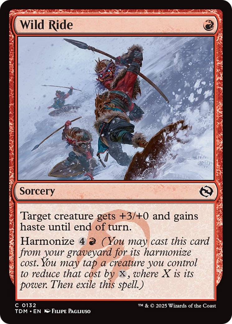 Wild Ride [Tarkir: Dragonstorm] | Exor Games Summserside