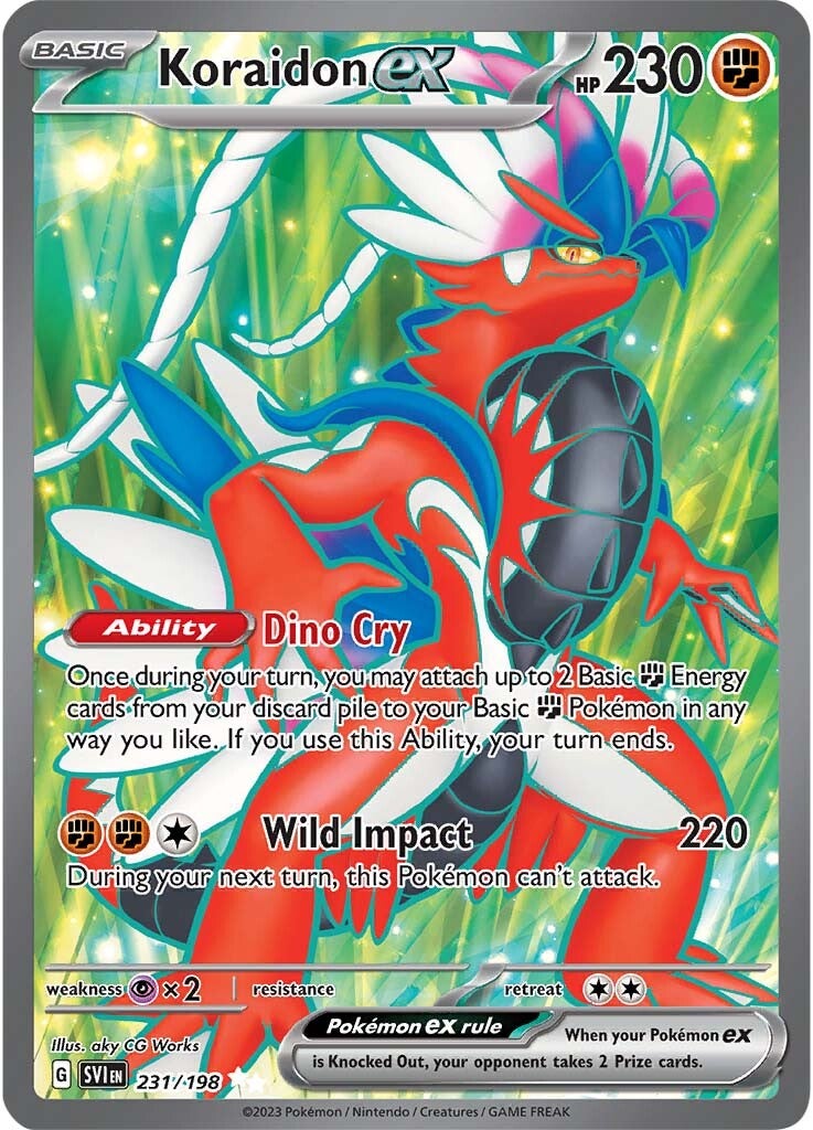 Koraidon ex (231/198) [Scarlet & Violet: Base Set] | Exor Games Summserside