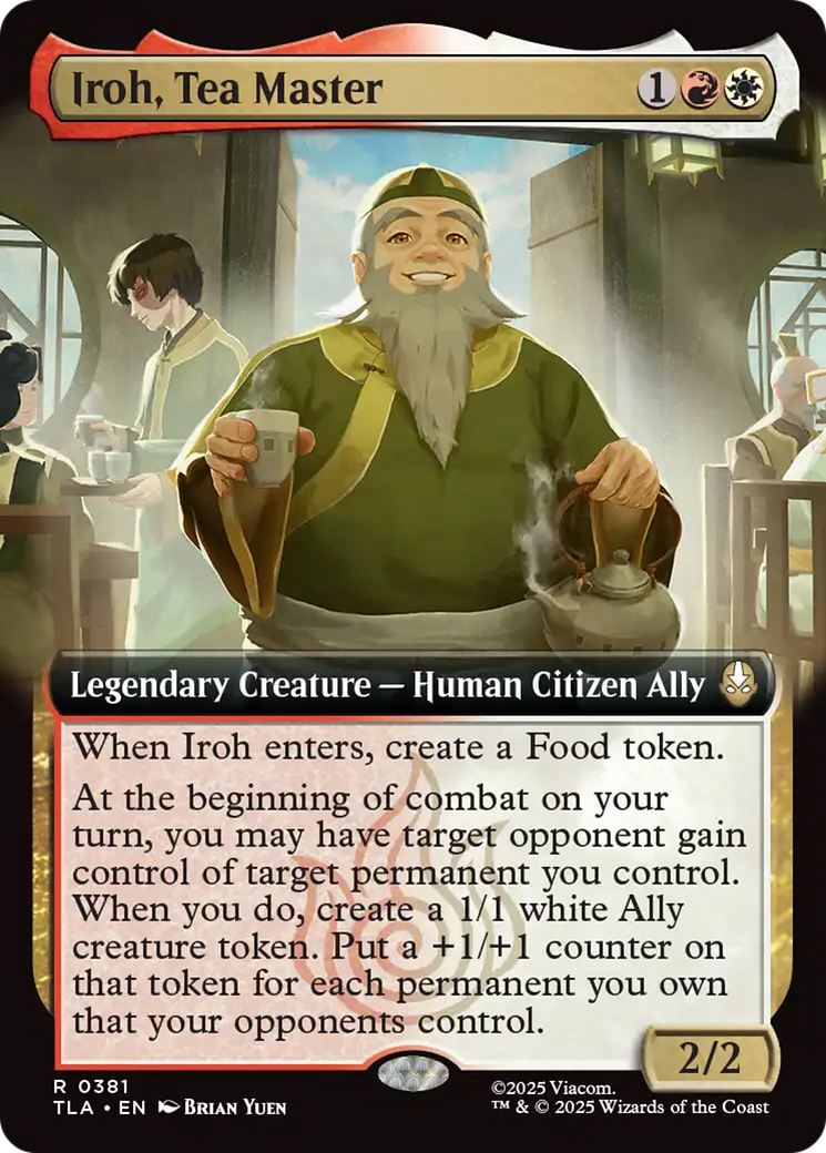 Iroh, Tea Master (Extended Art) [Avatar: The Last Airbender] | Exor Games Summserside