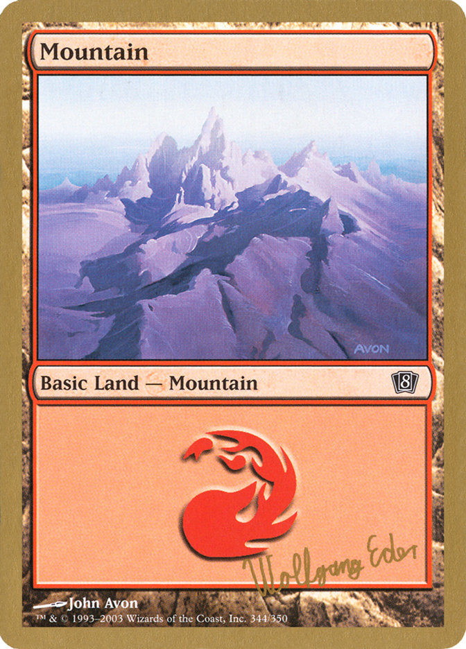 Mountain (Wolfgang Eder) [World Championship Decks 2003] | Exor Games Summserside