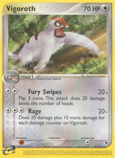 Vigoroth (47/109) [EX: Ruby & Sapphire] | Exor Games Summserside