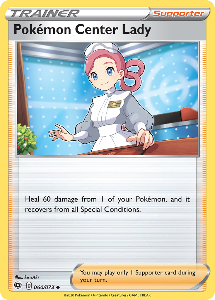 Pokemon Center Lady (060/073) [Sword & Shield: Champion's Path] | Exor Games Summserside