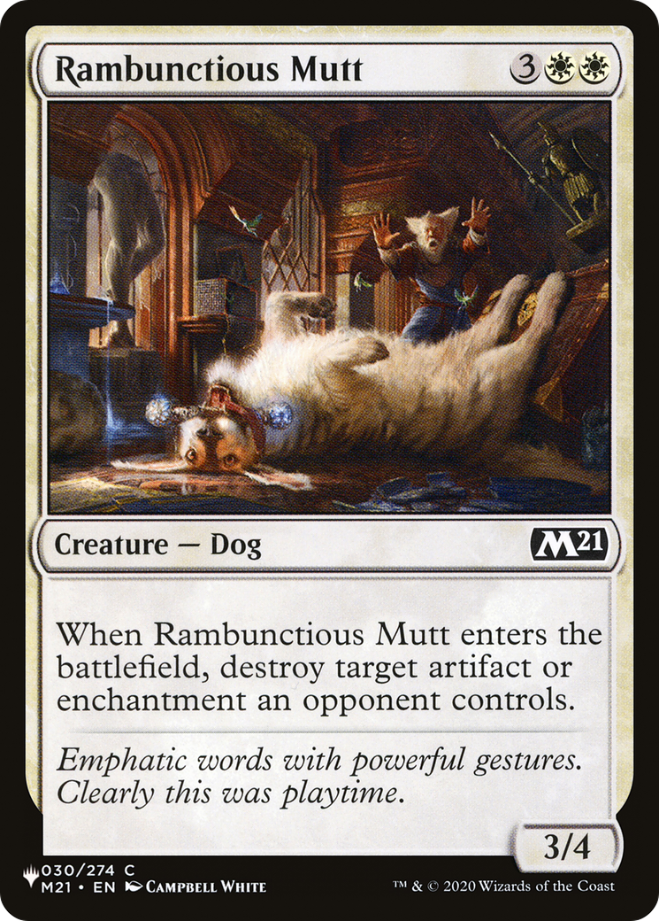 Rambunctious Mutt [The List] | Exor Games Summserside