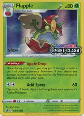 Flapple (SWSH022) (Staff Prerelease Promo) [Sword & Shield: Black Star Promos] | Exor Games Summserside