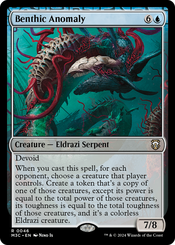 Benthic Anomaly (Ripple Foil) [Modern Horizons 3 Commander] | Exor Games Summserside