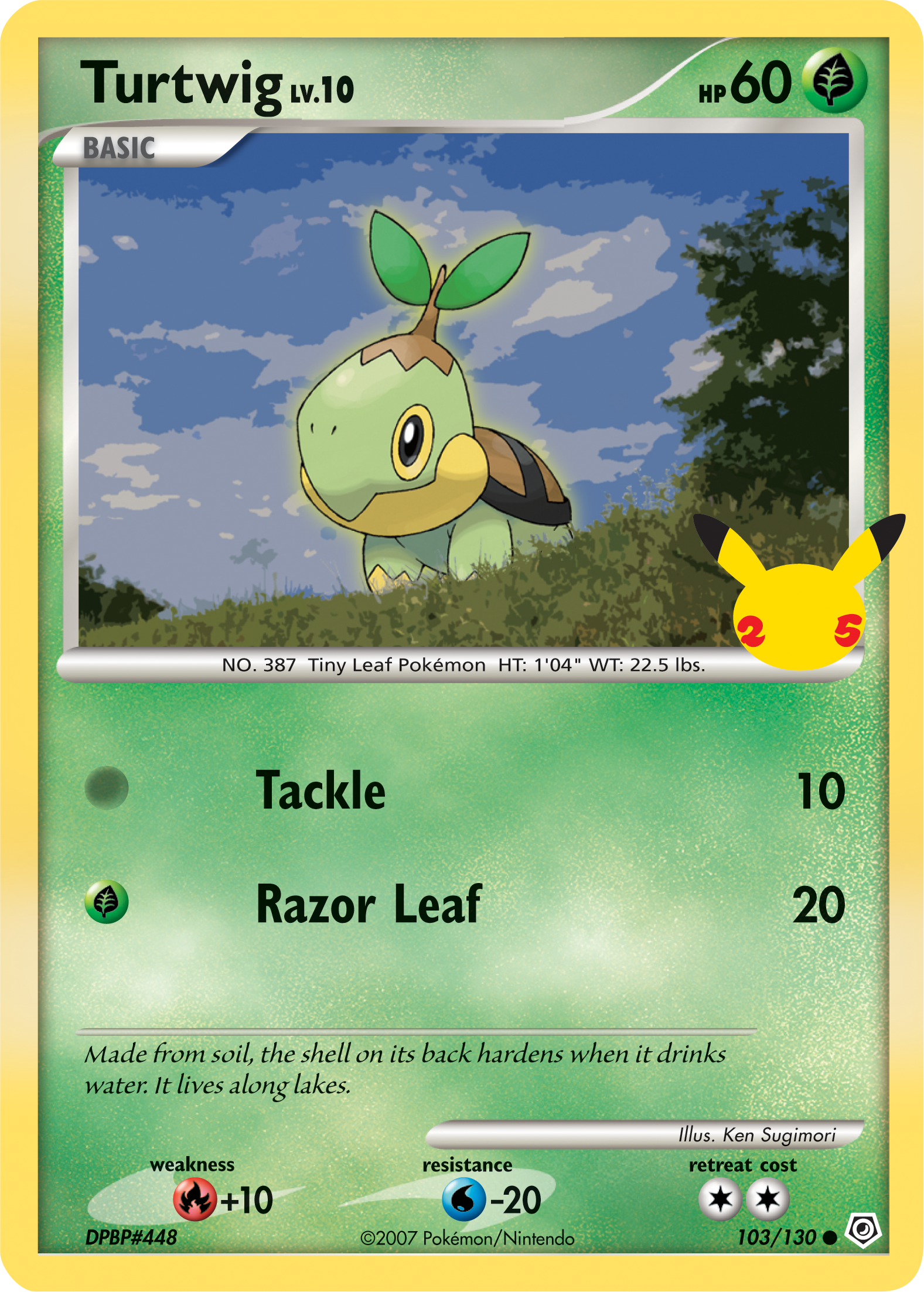 Turtwig (103/130) (Jumbo Card) [First Partner Pack] | Exor Games Summserside