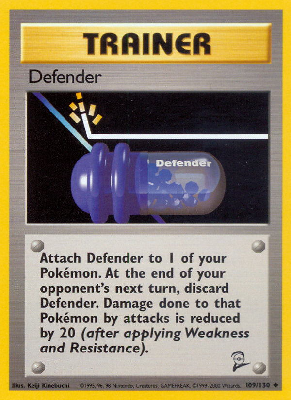Defender (109/130) [Base Set 2] | Exor Games Summserside