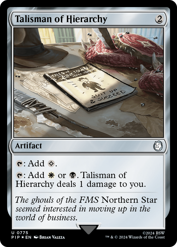 Talisman of Hierarchy (Surge Foil) [Fallout] | Exor Games Summserside