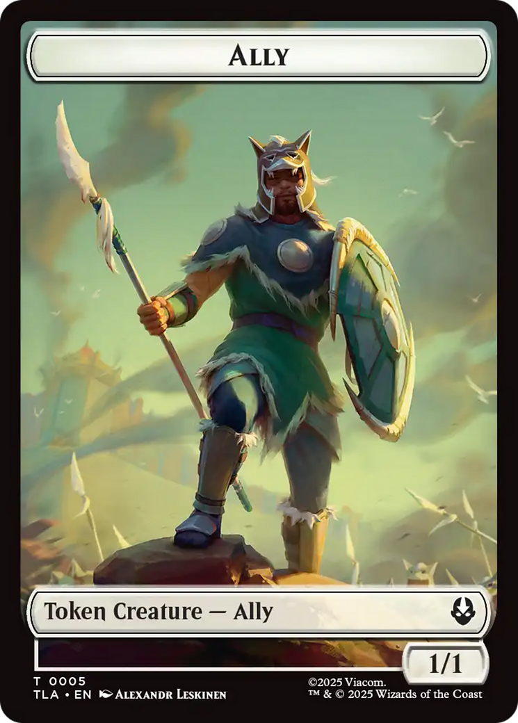 Ally (0005) // Clue (0018) Double-Sided Token [Avatar: The Last Airbender Tokens] | Exor Games Summserside