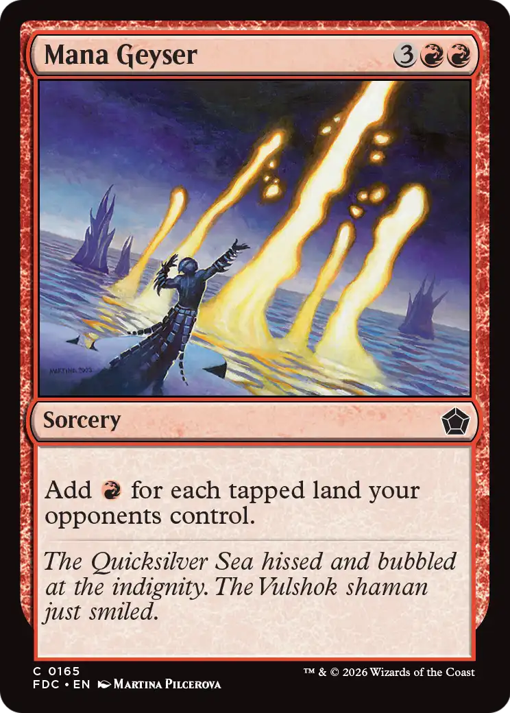 Mana Geyser [Foundations Commander] | Exor Games Summserside