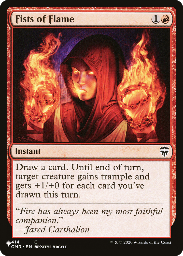 Fists of Flame [The List] | Exor Games Summserside