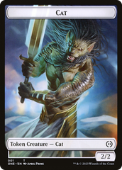 Cat Token [Phyrexia: All Will Be One Tokens] | Exor Games Summserside