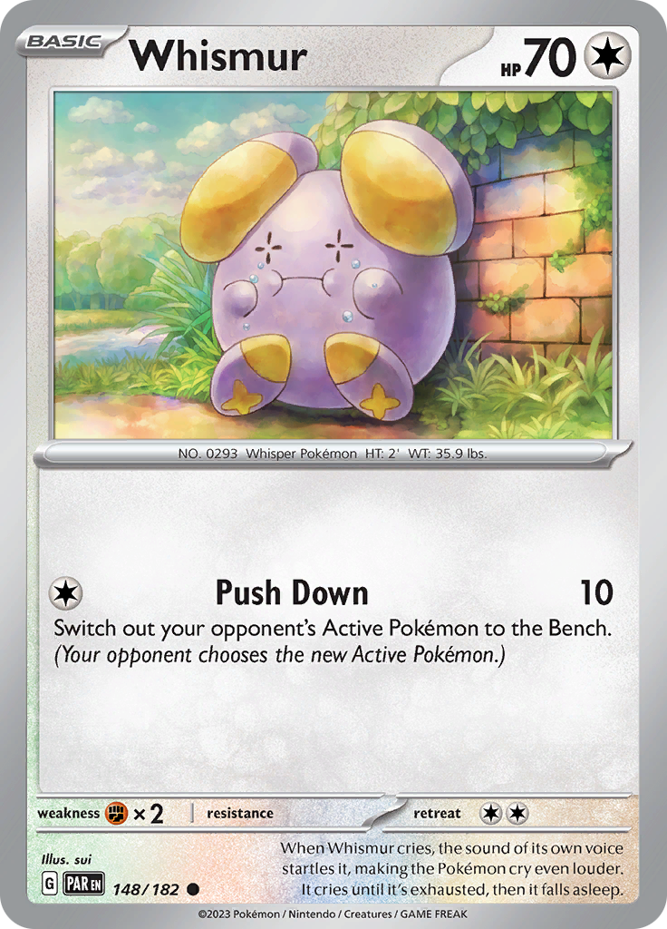 Whismur (148/182) [Scarlet & Violet: Paradox Rift] | Exor Games Summserside