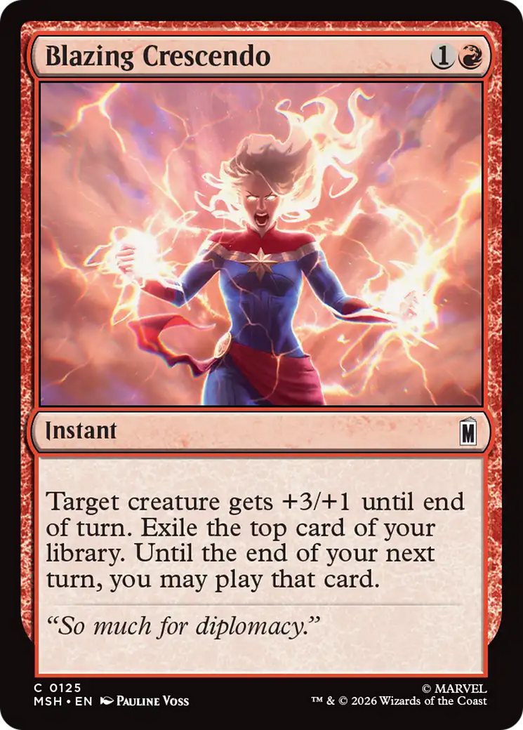 Blazing Crescendo [Marvel Super Heroes] | Exor Games Summserside