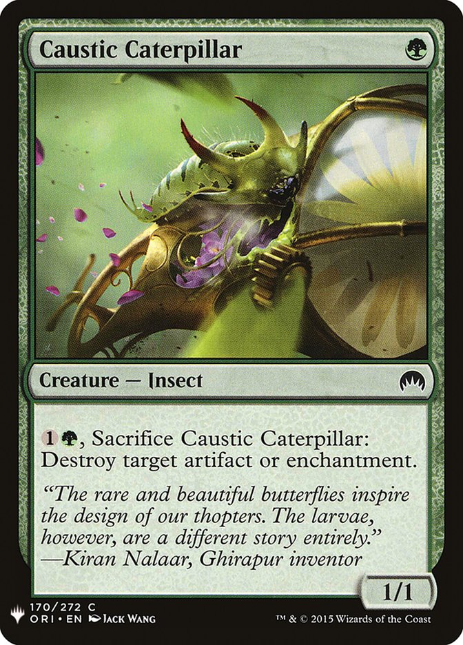 Caustic Caterpillar [Mystery Booster] | Exor Games Summserside