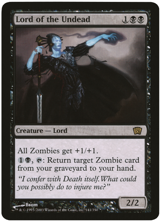 Lord of the Undead (Oversized) [Eighth Edition Box Topper] | Exor Games Summserside