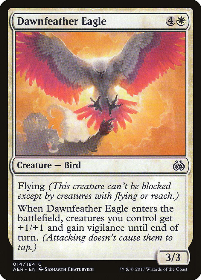 Dawnfeather Eagle (Intro Pack) [Aether Revolt Promos] | Exor Games Summserside