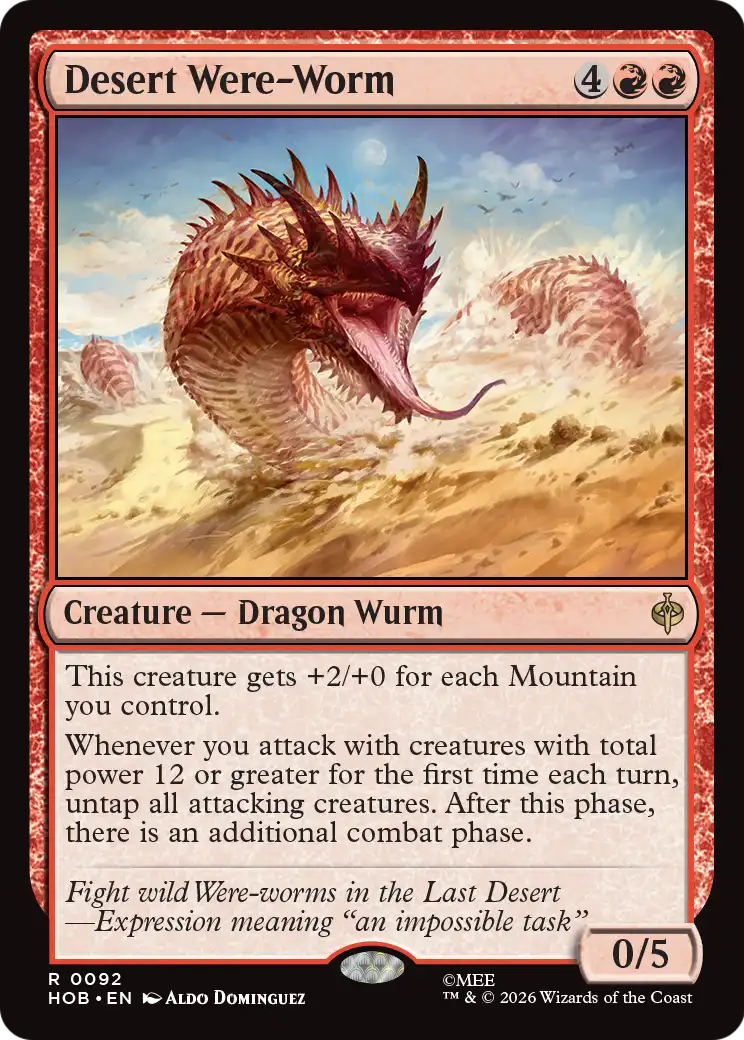 Desert Were-Worm [The Hobbit] | Exor Games Summserside