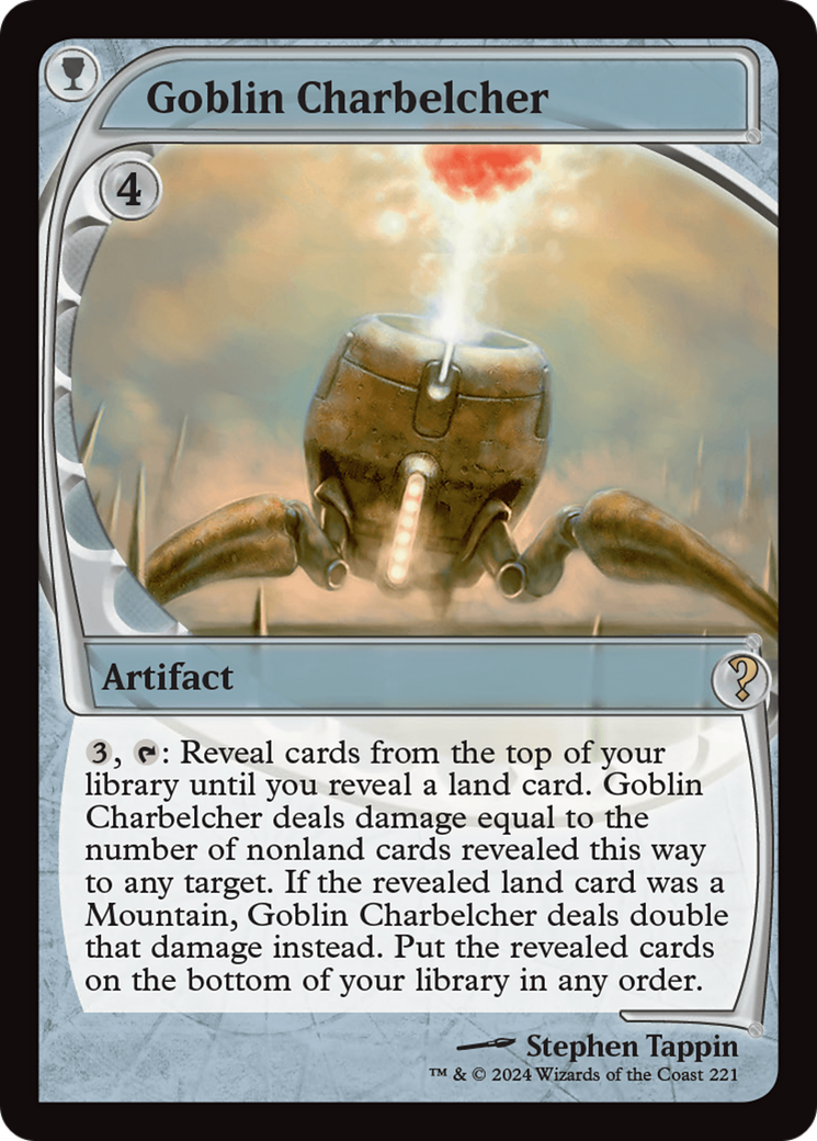 Goblin Charbelcher (Future Sight) [Mystery Booster 2] | Exor Games Summserside
