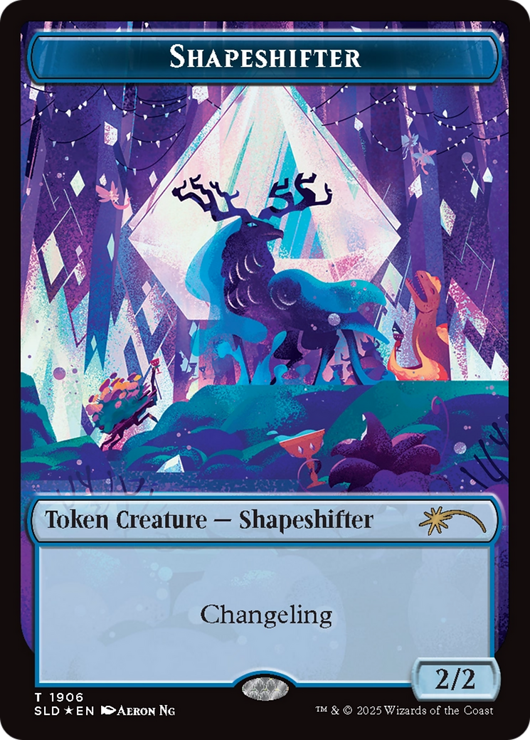 Shapeshifter Token (1906) (Double Rainbow Foil) [Secret Lair Drop Series] | Exor Games Summserside