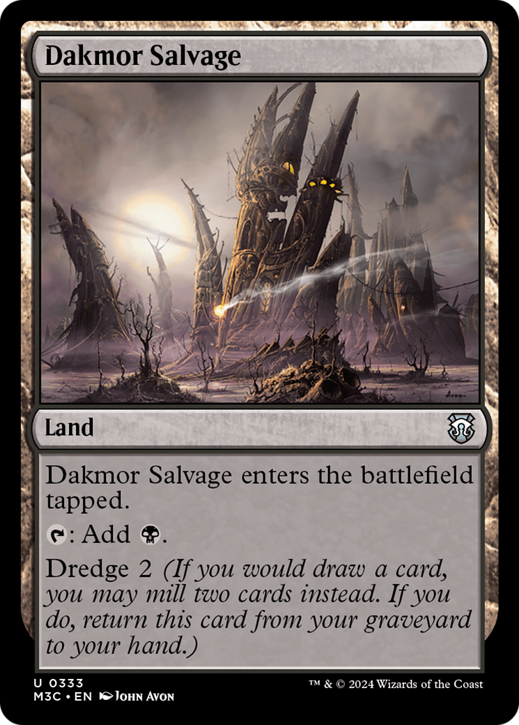 Dakmor Salvage (Ripple Foil) [Modern Horizons 3 Commander] | Exor Games Summserside