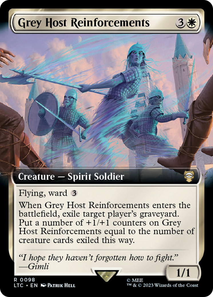 Grey Host Reinforcements (Extended Art) [The Lord of the Rings: Tales of Middle-Earth Commander] | Exor Games Summserside