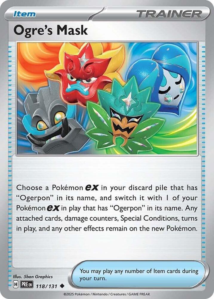Ogre's Mask (118/131) [Scarlet & Violet: Prismatic Evolutions] | Exor Games Summserside