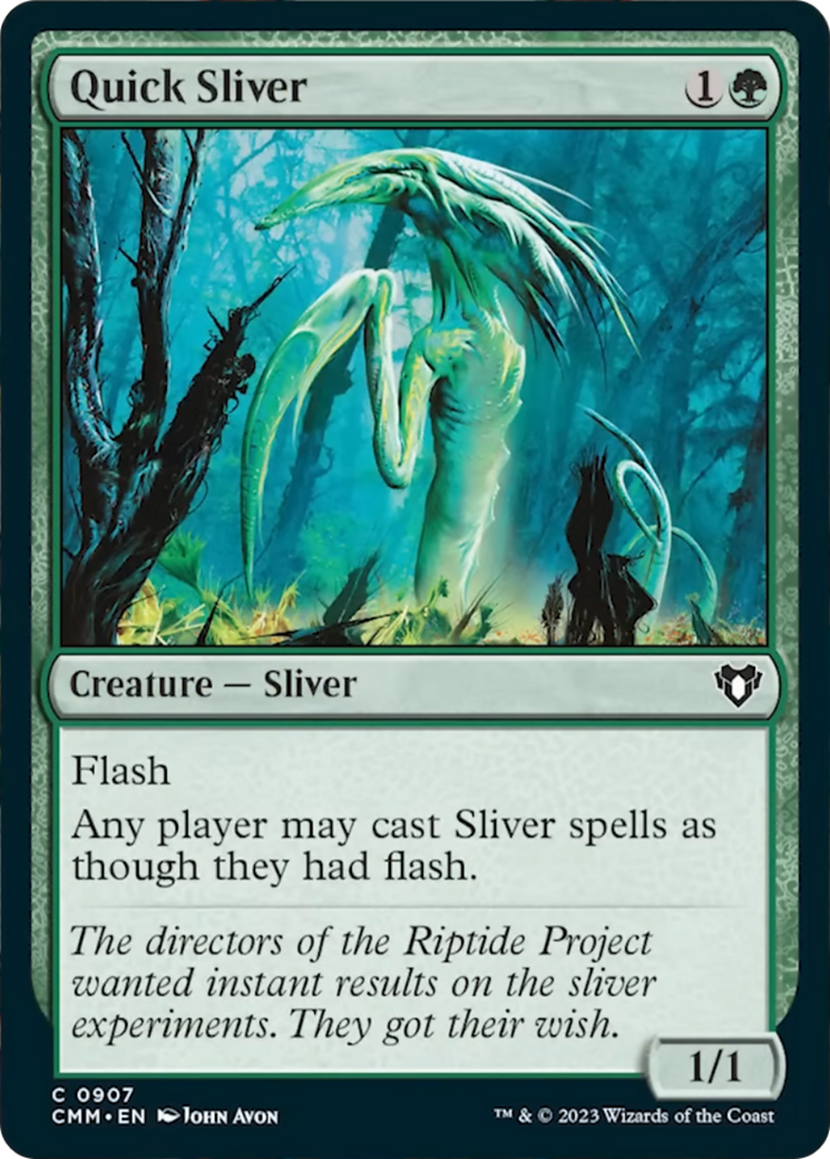 Quick Sliver [Commander Masters] | Exor Games Summserside