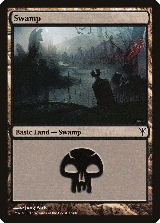 Swamp (37) [Duel Decks: Sorin vs. Tibalt] | Exor Games Summserside