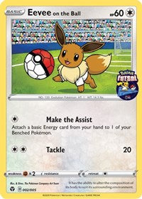 Eevee on the Ball (002/005) [Miscellaneous Cards] | Exor Games Summserside