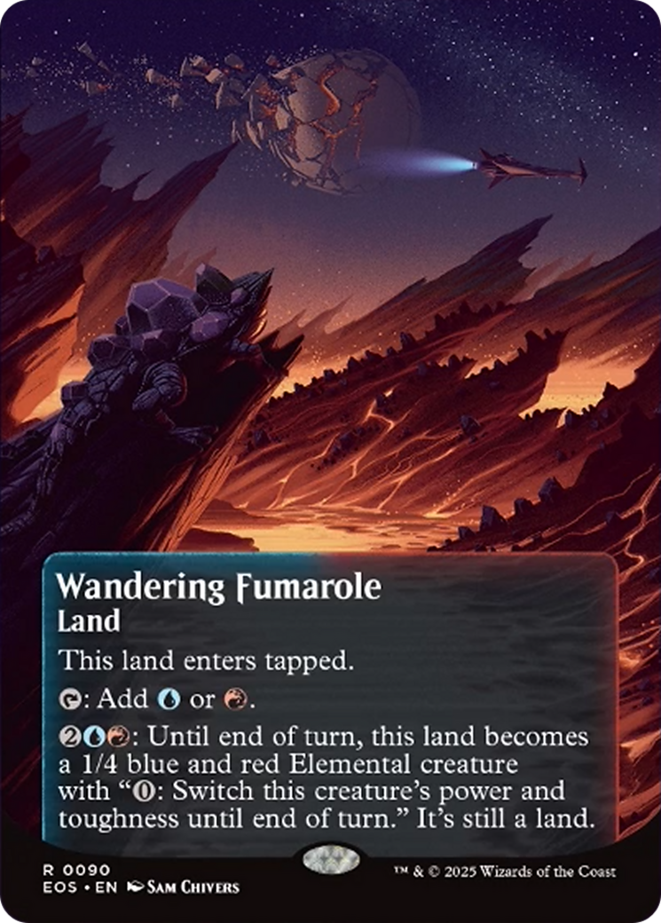 Wandering Fumarole (0090) (Borderless) [Edge of Eternities: Stellar Sights] | Exor Games Summserside