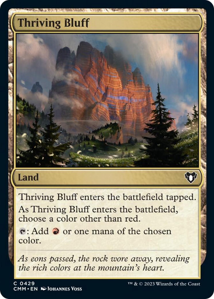 Thriving Bluff [Commander Masters] | Exor Games Summserside