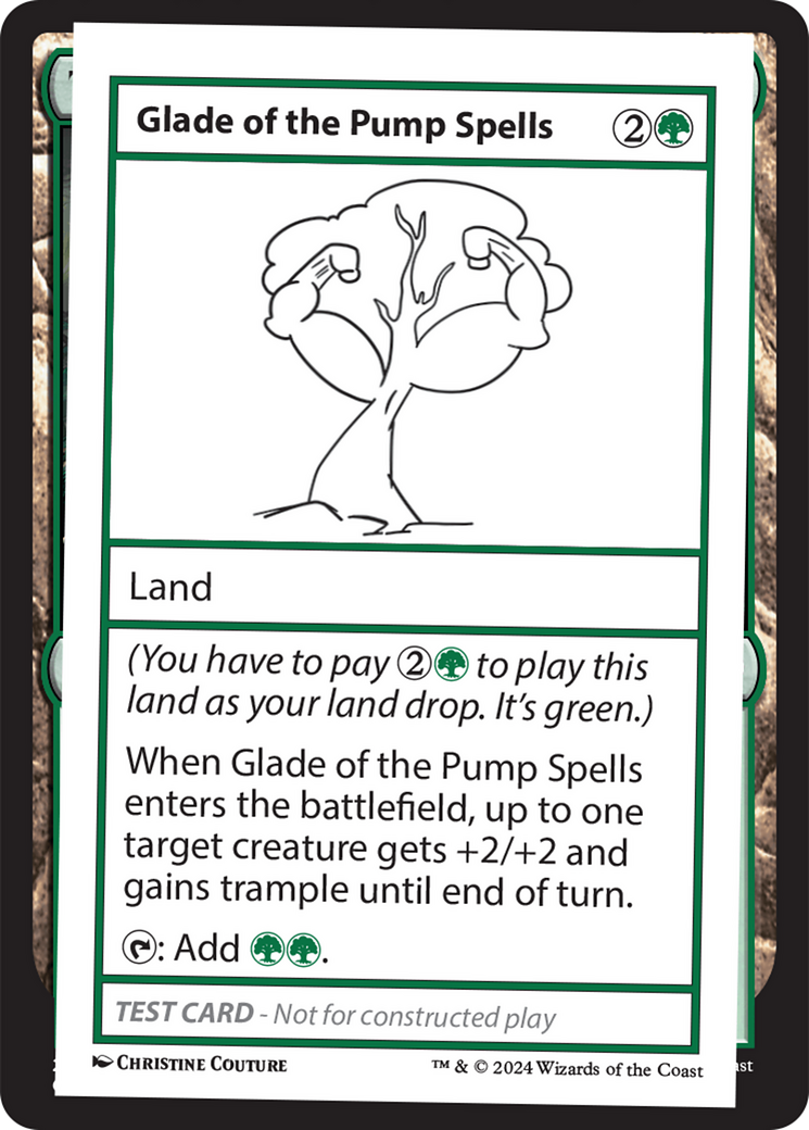 Glade of the Pump Spells [Mystery Booster 2 Playtest Cards] | Exor Games Summserside