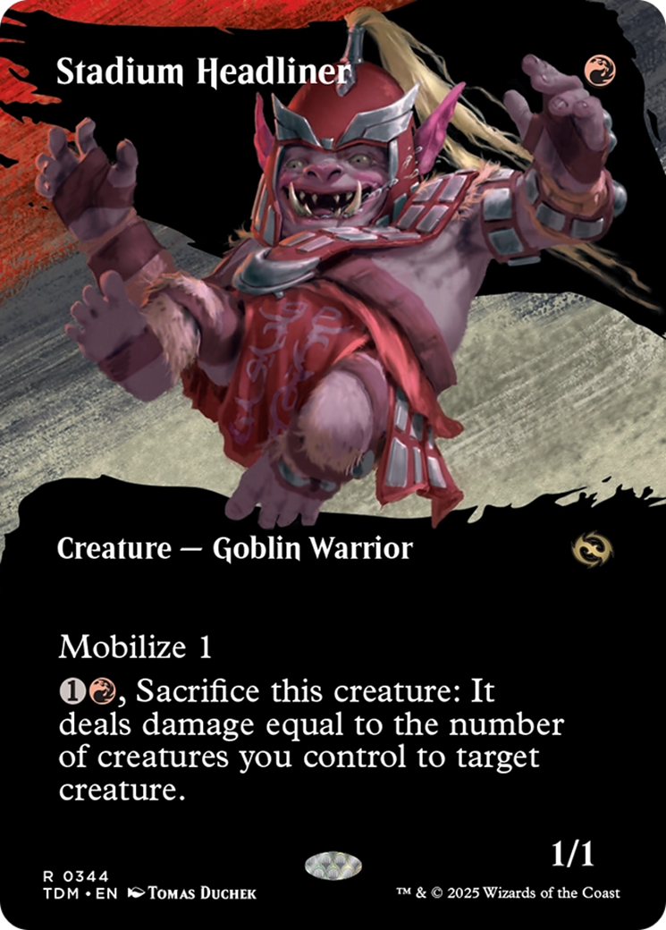 Stadium Headliner (Borderless) [Tarkir: Dragonstorm] | Exor Games Summserside