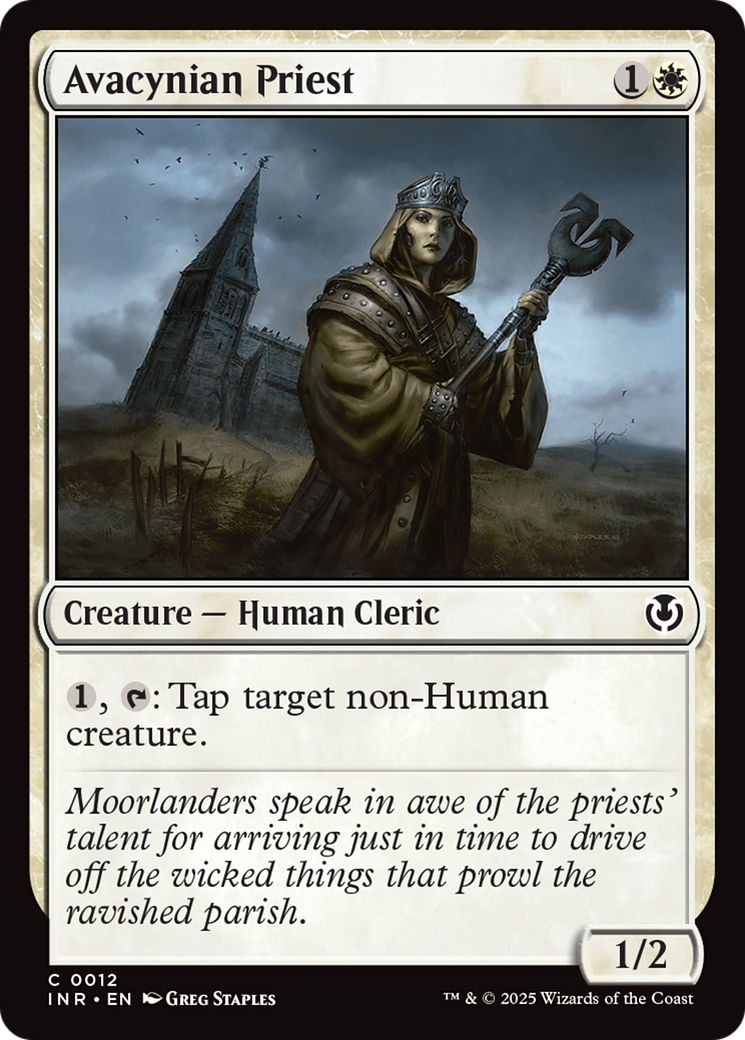 Avacynian Priest [Innistrad Remastered] | Exor Games Summserside