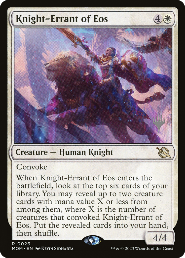 Knight-Errant of Eos (Promo Pack) [March of the Machine Promos] | Exor Games Summserside