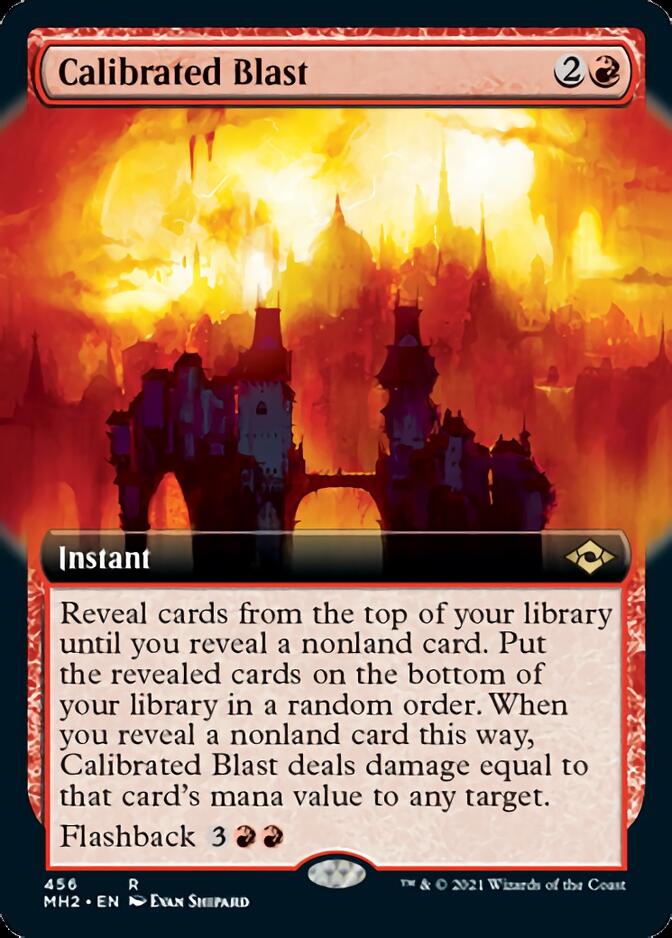 Calibrated Blast (Extended Art) [Modern Horizons 2] | Exor Games Summserside