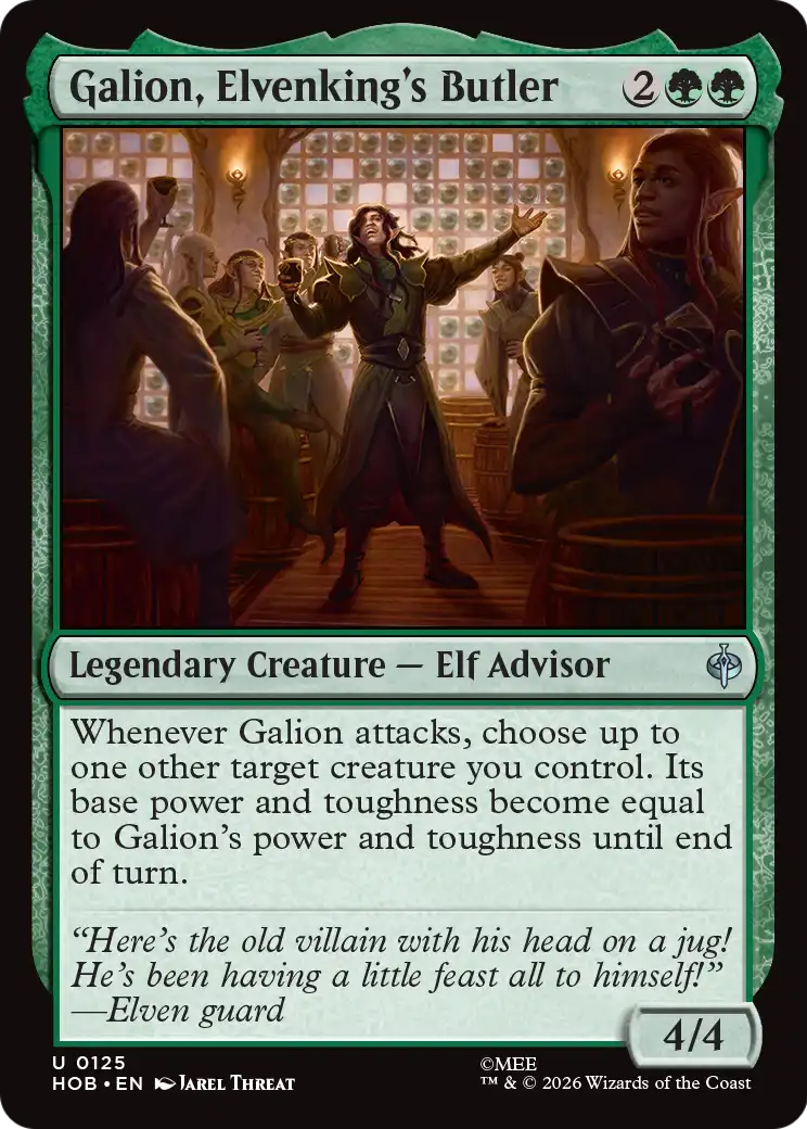 Galion, Elvenking's Butler [The Hobbit] | Exor Games Summserside