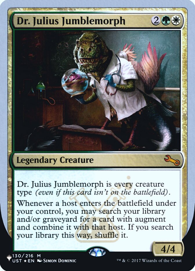 Dr. Julius Jumblemorph (Unfinity Foil Edition) [The List] | Exor Games Summserside