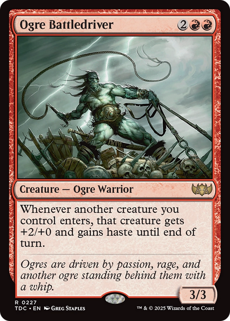 Ogre Battledriver [Tarkir: Dragonstorm Commander] | Exor Games Summserside