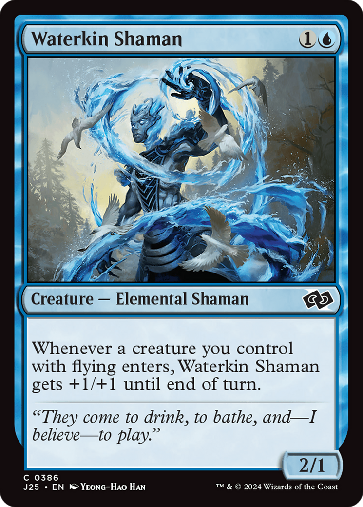 Waterkin Shaman [Foundations Jumpstart] | Exor Games Summserside