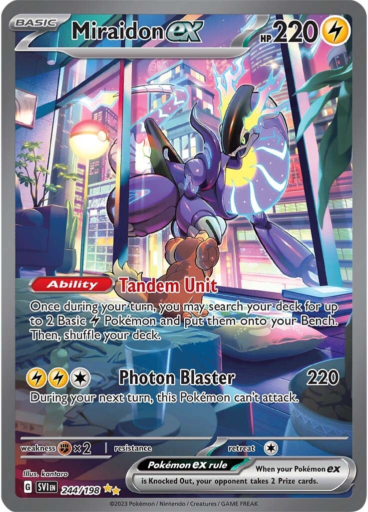 Miraidon ex (244/198) [Scarlet & Violet: Base Set] | Exor Games Summserside